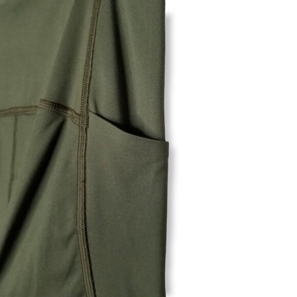 ⚡️Thinx Moderate Absorbency Leggings Period Leggings High Rise Green Size Medium - Picture 3 of 8